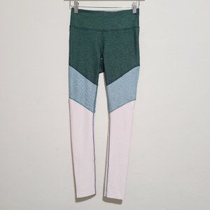 COPY - Outdoor Voices Springs 7/8 Color Block Leggings Size XS Green